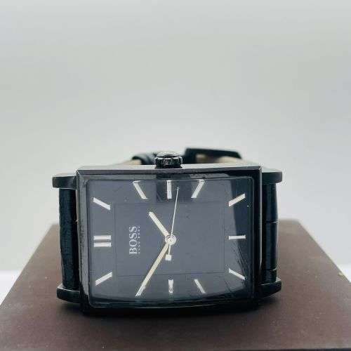 Men's Watches HUGO BOSS Black Mens Classic Square Watch was sold for